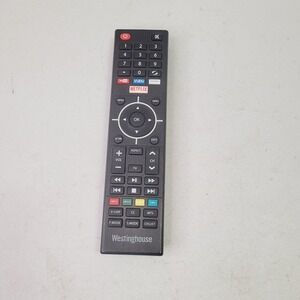 Westinghouse‎ WS-2258 TV Remote Control Unisex OS Black Netflix Vudu YouTube